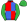 Red Royal Blue Quarters Green Sleeves & Cap