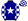 Dark Blue White Star Checked Sleeves & Cap