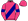 Pink Dark Blue Sash & Armbands