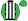 Black White Stripes Green Sleeves & Cap