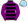 Purple Black Hoops Light Blue Cap