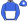 Royal Blue White Star Halves Collar Cuffs & Star Cap