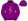 Purple Gold Treble Clef
