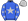 Royal Blue Silver Star Stars Sleeves Silver Cap