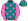 Teal Hot Pink Stars & Sleeves Stars Cap & Pom Pom