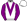 White Purple Vee Sleeves & Pom Pom