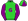 Lime Green Purple G & Sleeves Quartered Cap