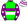 Lime Purple & White Band Purple Sleeves White Stars White & Purple Hooped Cap