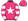 Pink White Star Hooped Sleeves