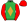 Green Gold Diamond Red Sleeves & Cap