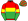 Red Yellow & Green Thirds Striped Cap