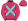 Cerise Turquoise Crossed Sashes