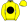 Yellow Black Disc Yellow Cap Black Pom Pom