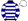 Dark Blue & White Hoops White Cap