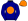 Dark Blue Orange Spot & Cap