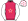 Cerise White Star Outline White Sleeves Cerise Star Armbands White Cap With Cerise Stars