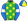 Green Yellow Stars Blue Sleeves White Armbands Blue & Yellow Quartered Cap