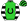 Lime Green Black Horseshoe White & Black Hooped Sleeves Lime Green & Black Striped Cap