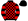Black Red Checks Red Hooped Sleeves