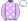 Mauve White Stars & Cap
