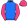 Blue Pink Sleeves & Cap