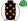 Black Fluorescent Orange Stars White Sleeves Fluorescent Green Cap