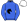 Royal Blue Horse Silhouette White Chicken Silhouette & Cap