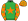Green Orange Star Orange & Green Stars Sleeves & Cap