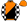 Orange Black Diagonal Halves Black & White Checked Sleeves