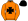 Orange Black Maltese Cross Black Cap