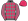 Grey Cerise Diamonds Striped Sleeves Cerise Cap