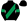 Black Emerald Green Sash & Armbands