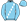 Sky Blue White Diamond Sash