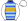 Royal Blue Light Blue Hoops Gold Band White Sleeves White Cap