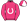 Pink White Horseshoe Quartered Cap