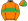 Orange Green Band & Armbands Quartered Cap
