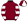 Burgundy & White Stripes Hooped Sleeves Quartered Cap