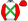White Green Crossed Sashes Red Sleeves & Cap