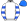 White Royal Blue Hooped Sleeves Blue Cap