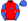 Red Royal Blue Stars Arc & Sleeves Red Armbands Royal Blue Cap