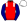 Red White Epaulettes Navy Blue Sleeves White Cap
