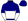 Navy & White Halves Navy Cap