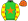 Lime Green Orange Star Yellow Sleeves Orange Spots & Cap Purple Stars