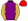 Purple Gold Sleeves Red Cap