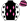 Black Hot Pink Five Diamonds White Sleeves Black Three Diamonds Hot Pink Cap Black Diamonds