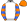 White Royal Blue Sides White Orange & Royal Blue Hooped Sleeves Orange Cap
