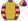 Gold & Purple Quarters Hooped Sleeves Quartered Cap
