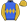 Royal Blue Gold Diamond Band Gold Sleeves & Cap