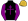 Black Purple Cross Of Lorraine & Sleeves Old Gold Cap