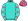 Turquoise Cerise Stars Sleeves Cerise & Turquoise Stars Cap